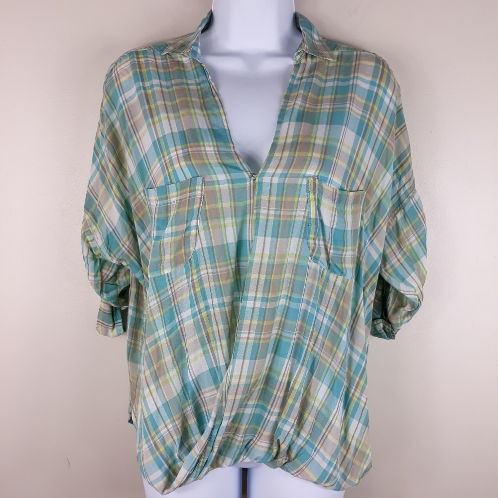 Anthropologie| Holding Horses Wrap Blouse (A126)